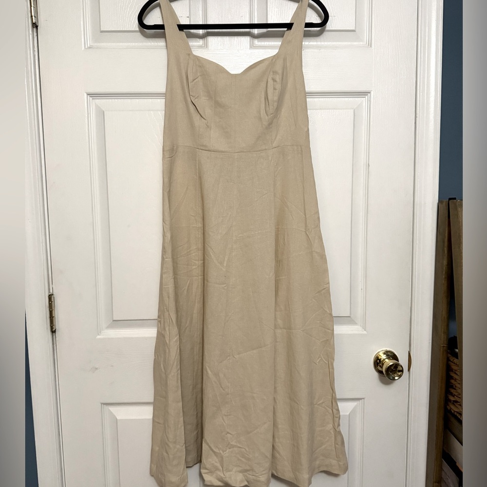 Old Navy Strapless Beige Dress